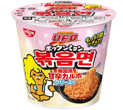 NISSIN UFO FRIED NOODLE KOREAN SWEET SPICY日清ufo炒面韩式甜辣酱风味